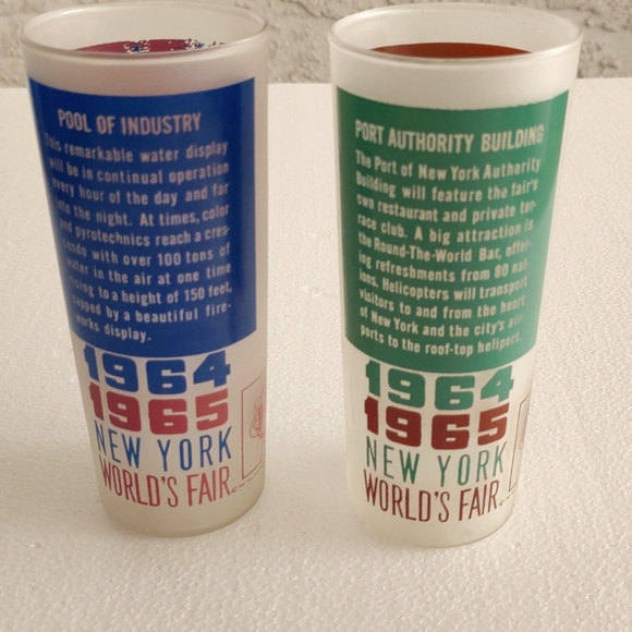 Set of eight New York 1964/65 World's Fair Glasses - Picture 9 of 10